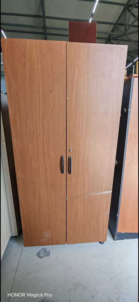 İki qapılı saxlama şkafı - Material: laminat/LDSP taxta teksturalı — Bakı