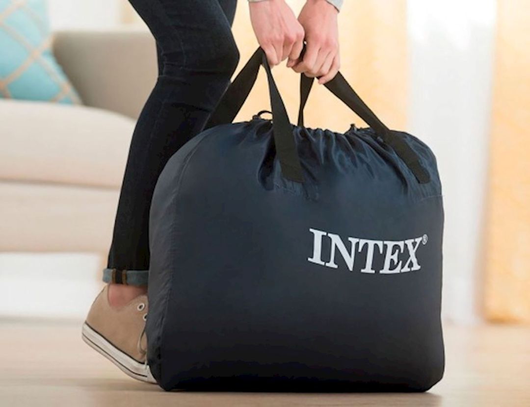 Şişmə döşək Intex Dura-Beam Plus 64462, ağ, 191x99x51 sm — Mallar, Bakı (3)