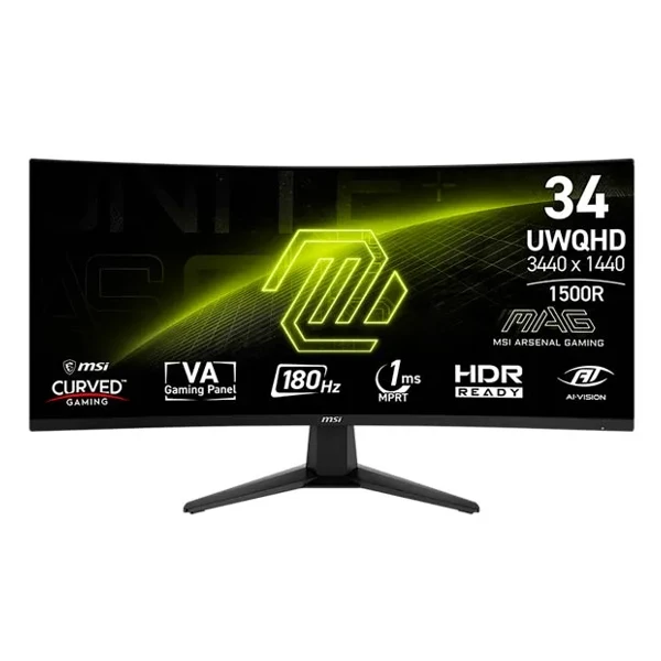 MSI MAG 346CQ 3.5K Curved Gaming Monitor — Mallar, Bakı