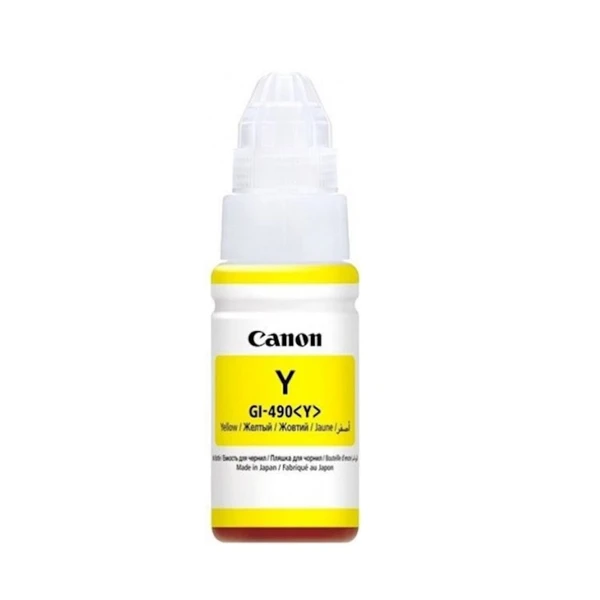 Canon INK Bottle GI-490 Yellow 0666C001AA — Mallar, Bakı