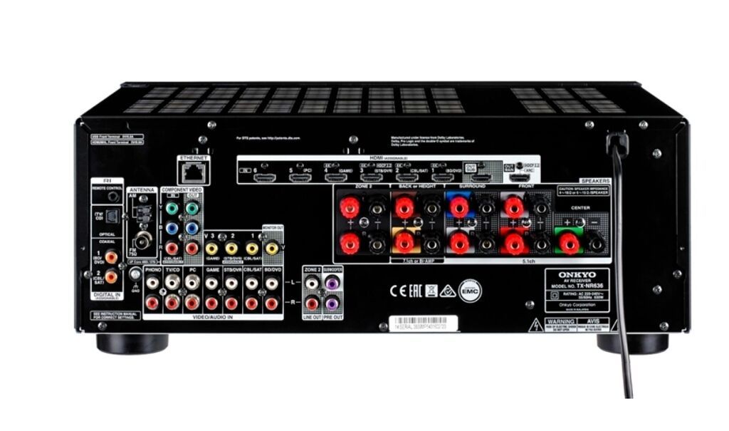 Onkyo TX-NR636 AV Receiver + pult - 7.2-kanallı AV resiver, ev — Rəqəmsal və peyk TV, Bakı (3)
