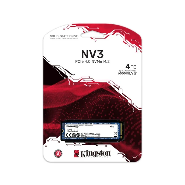 Kingston 4TB NV3 PCIe 4.0 NVMe SSD — Mallar, Bakı
