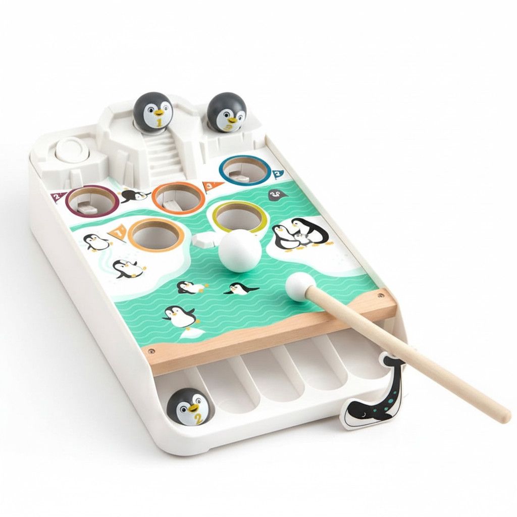 İnteraktiv oyuncaq TopBright Penguin Snowball Game 120455, taxta, 36+ ay — Mallar, Bakı