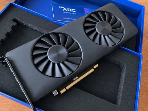 Intel Arc A750 Limited Edition 8 GB. Qəşəng və sərt metal korpus — Bakı