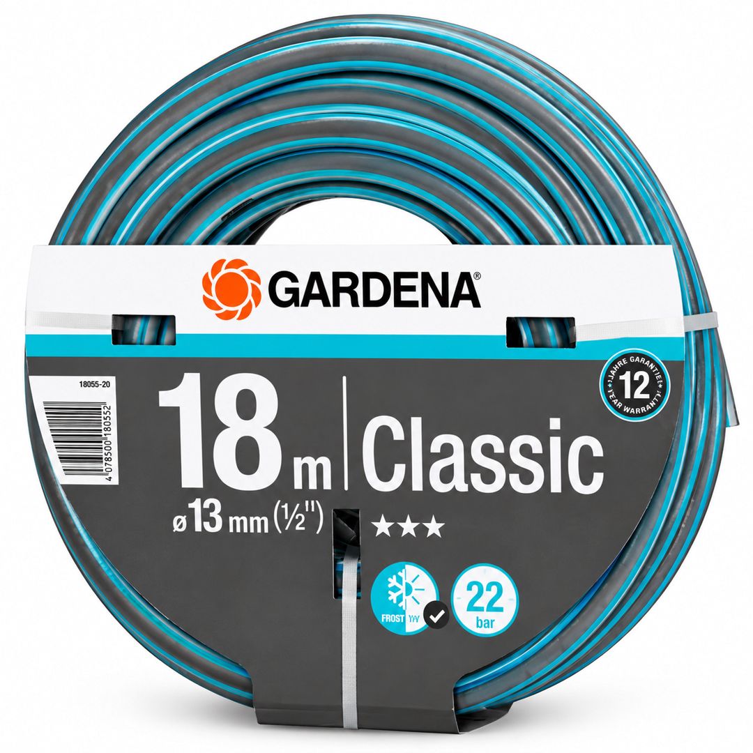 Bağ şlanqı Gardena Classic, 18 m x 13 mm, rezin, mavi — Mallar, Bakı