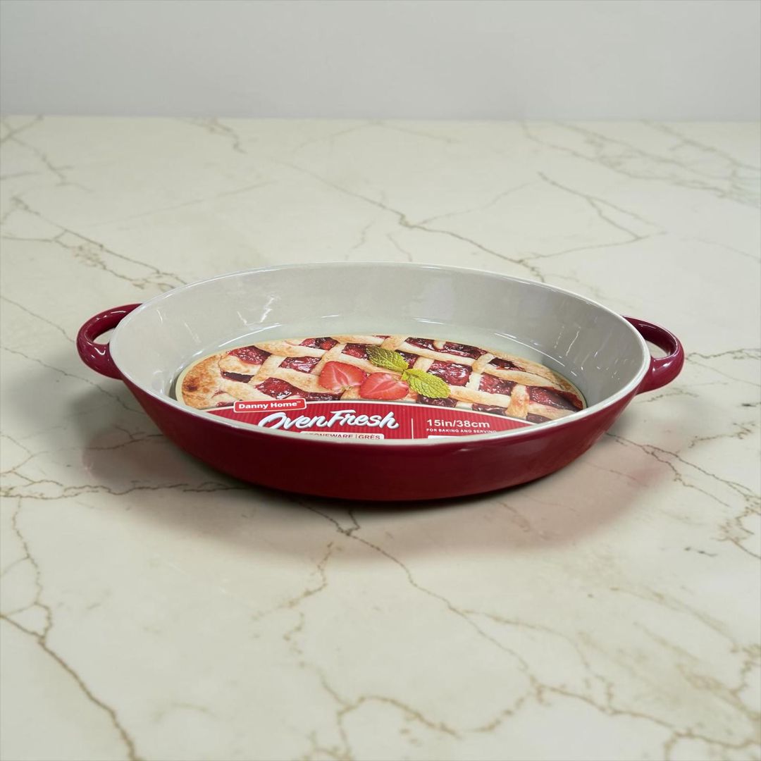 Bişirmə üçün qab Danny Home, keramika,38sm 1030-3 Oval — Mallar, Bakı