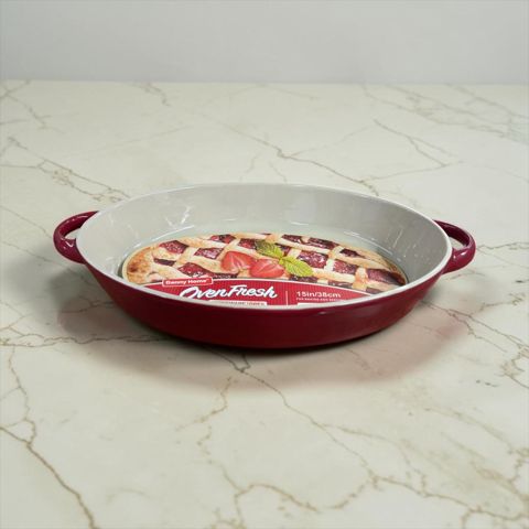 Bişirmə üçün qab Danny Home, keramika,38sm 1030-3 Oval — Bakı
