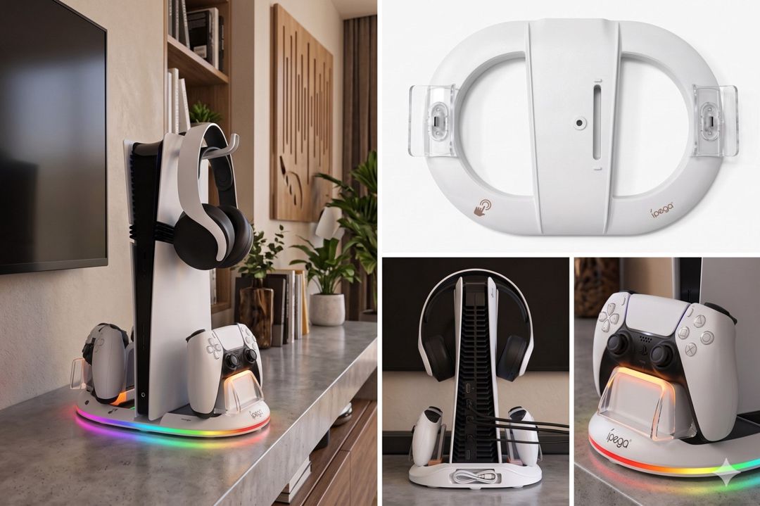 PS5 üçün Vertical Stand iPega PG-P5S045H — Oyunlar, konsollər və proqramlar, Bakı (7)