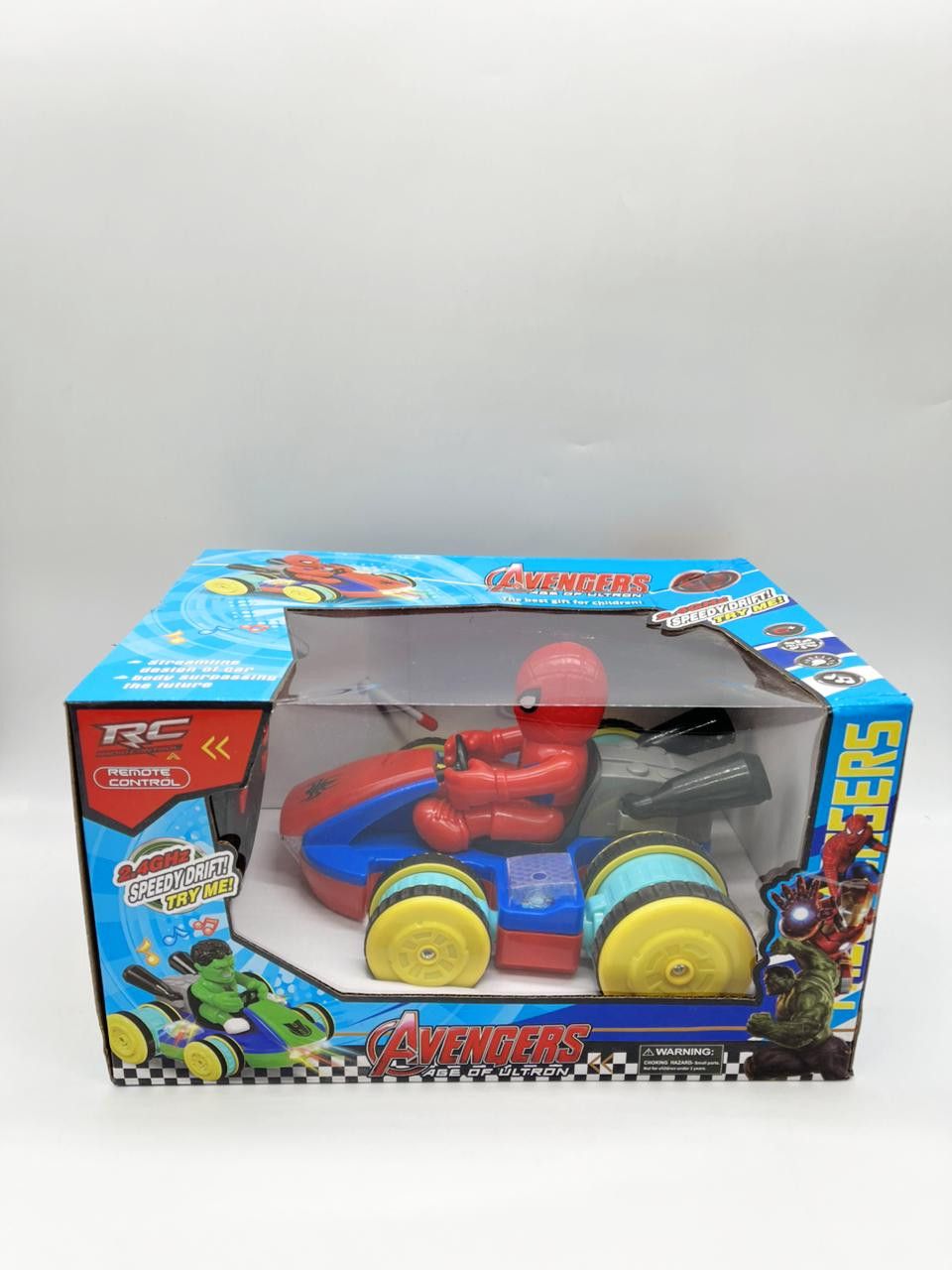 Radio ilə idarə olunan maşın Ultron Spider-Man, plastik, rəngbərəng, 6 yaş — Mallar, Bakı
