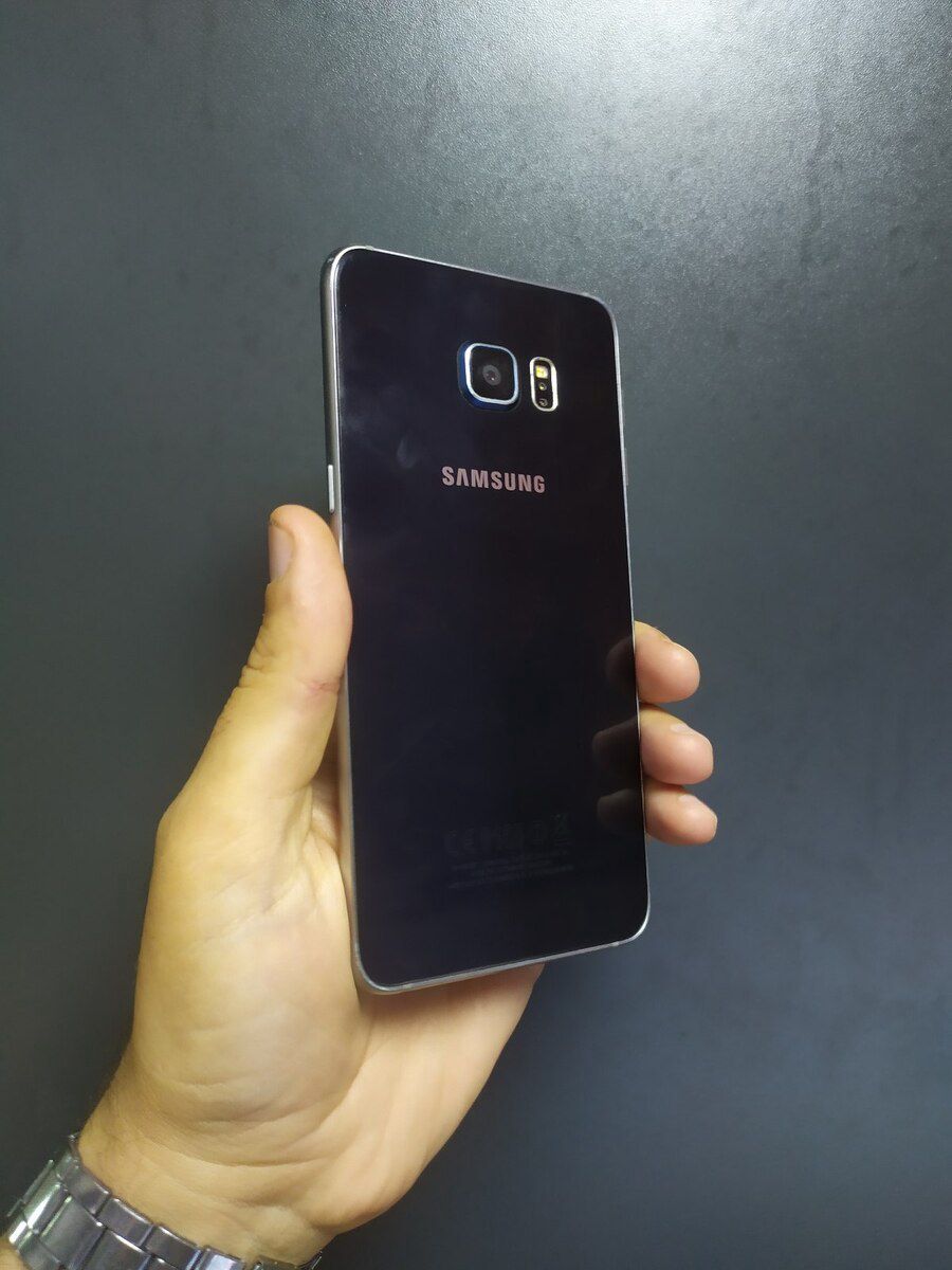 Samsung Galaxy S6 edge+ Black Sapphire 32GB/4GB — Smartfonlar, Bakı (8)