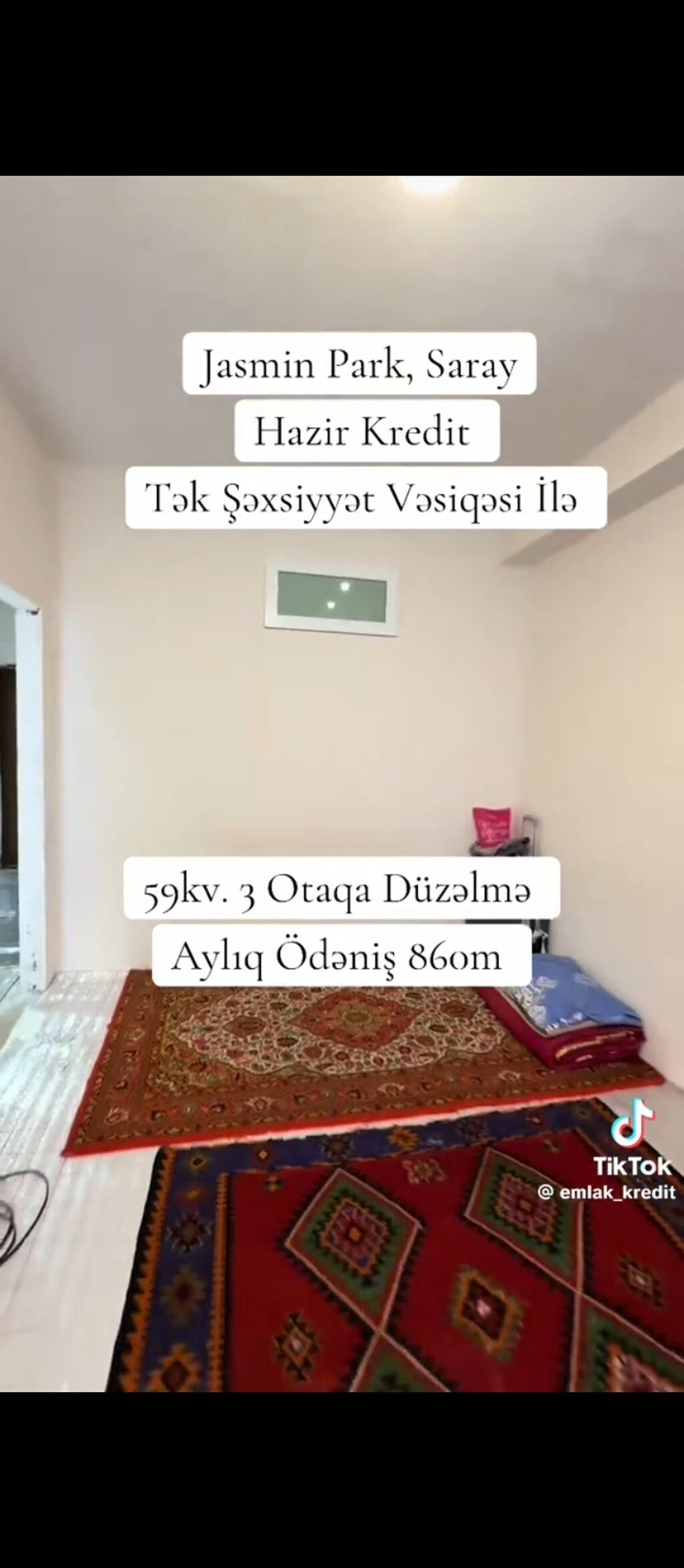 Jasmin Park, Saray yaşayış kompleksi – hazır kreditlə, tək şəxsiyyət — Mənzil, Saray (5)