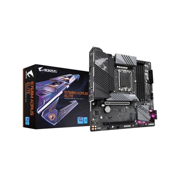 Gigabyte B760M Aorus Elıte DDR5 Motherboard — Mallar, Bakı