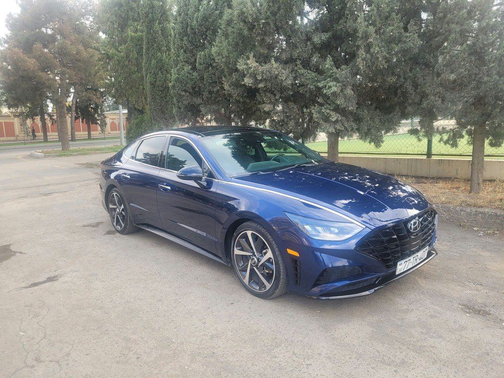 Hyundai Sonata, 1.6 L, 2022 il, 91 000 km — Avtomobillər, Bakı (5)