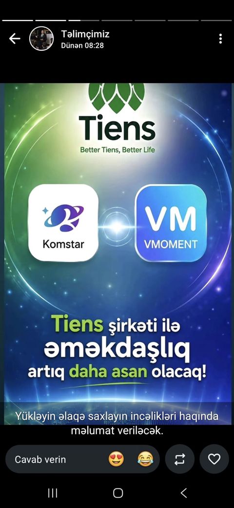 Tiens ilə əməkdaşlığı asanlaşdıran rəqəmsal həll - Tiens ekosistemi — Bakı
