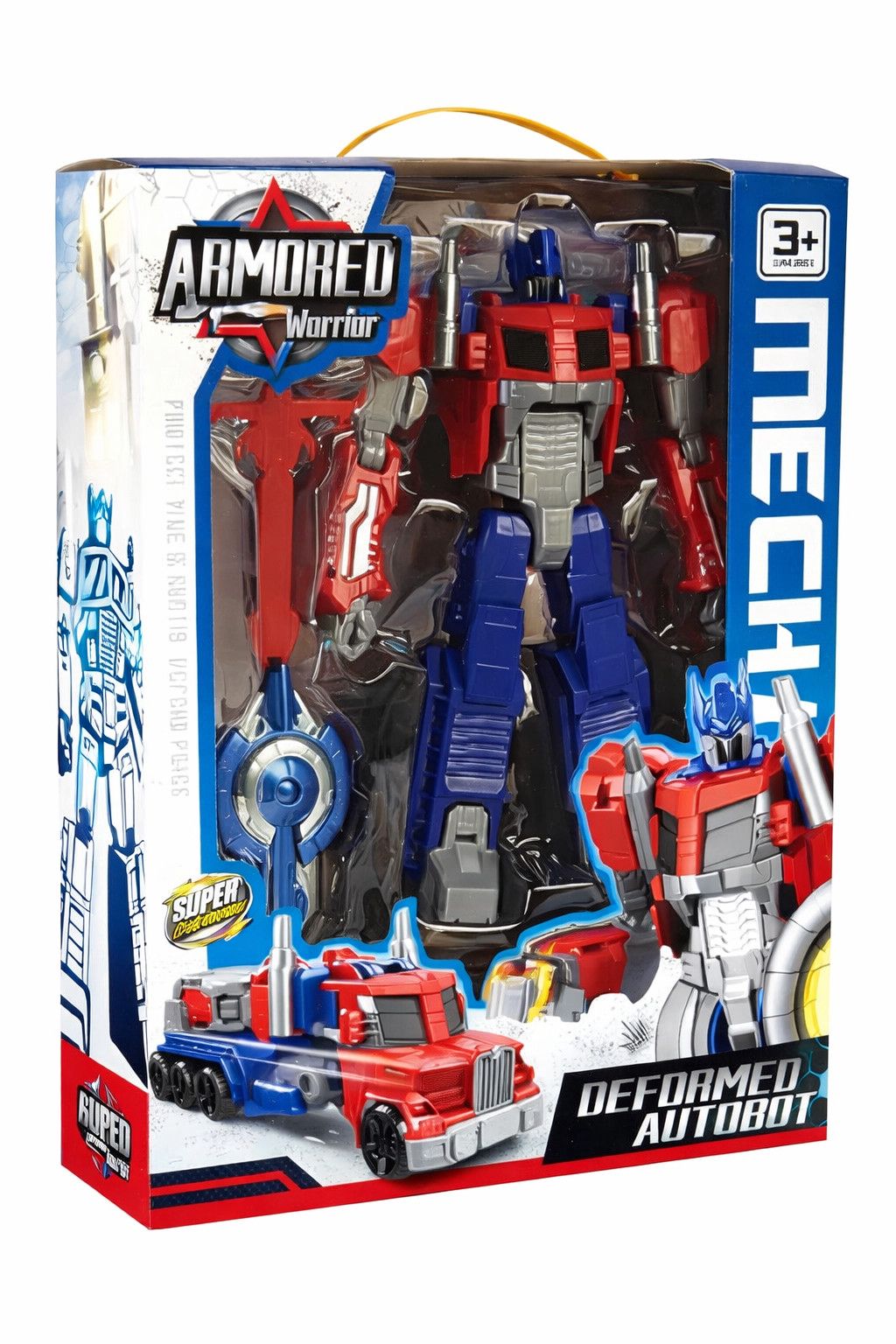 Robot-transformer Optimus Prime Diformed Autobot, 3+ yaş, rəngbərəng, 29 sm — Mallar, Bakı
