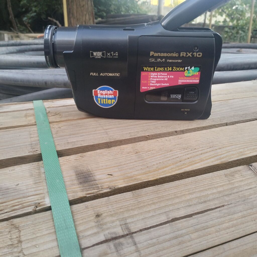 Panasonic RX10 Slim Palmcorder Vhs-c videokamera - Geniş bucaqlı 1:4 — Video kamera, Bakı (3)