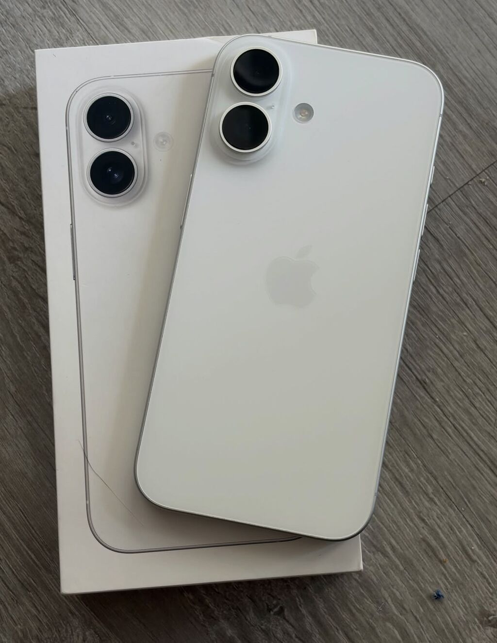 IPhone 16, 128 GB, Ağ, Zəmanət, Barmaq izi, Simsiz şarj — Apple iPhone, Bakı