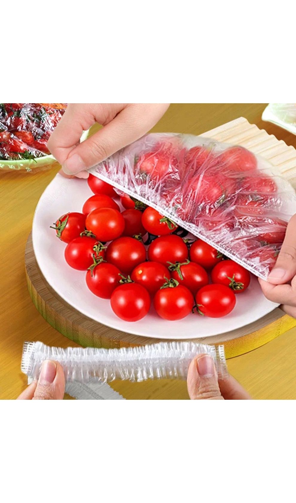 Birdəfəlik qida qablaşdırması, polietilen, 50 əd — Mallar, Bakı (2)