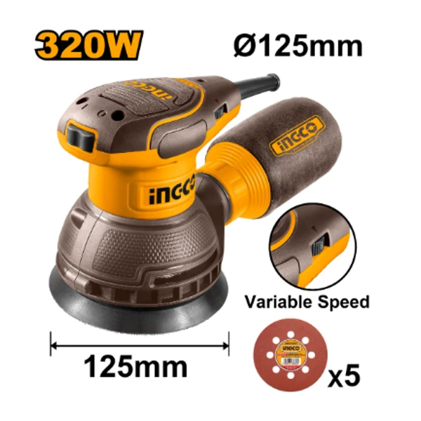 Ingco cilalama maşını vibrasiyalı 125mm 320w RS3216 — Bakı