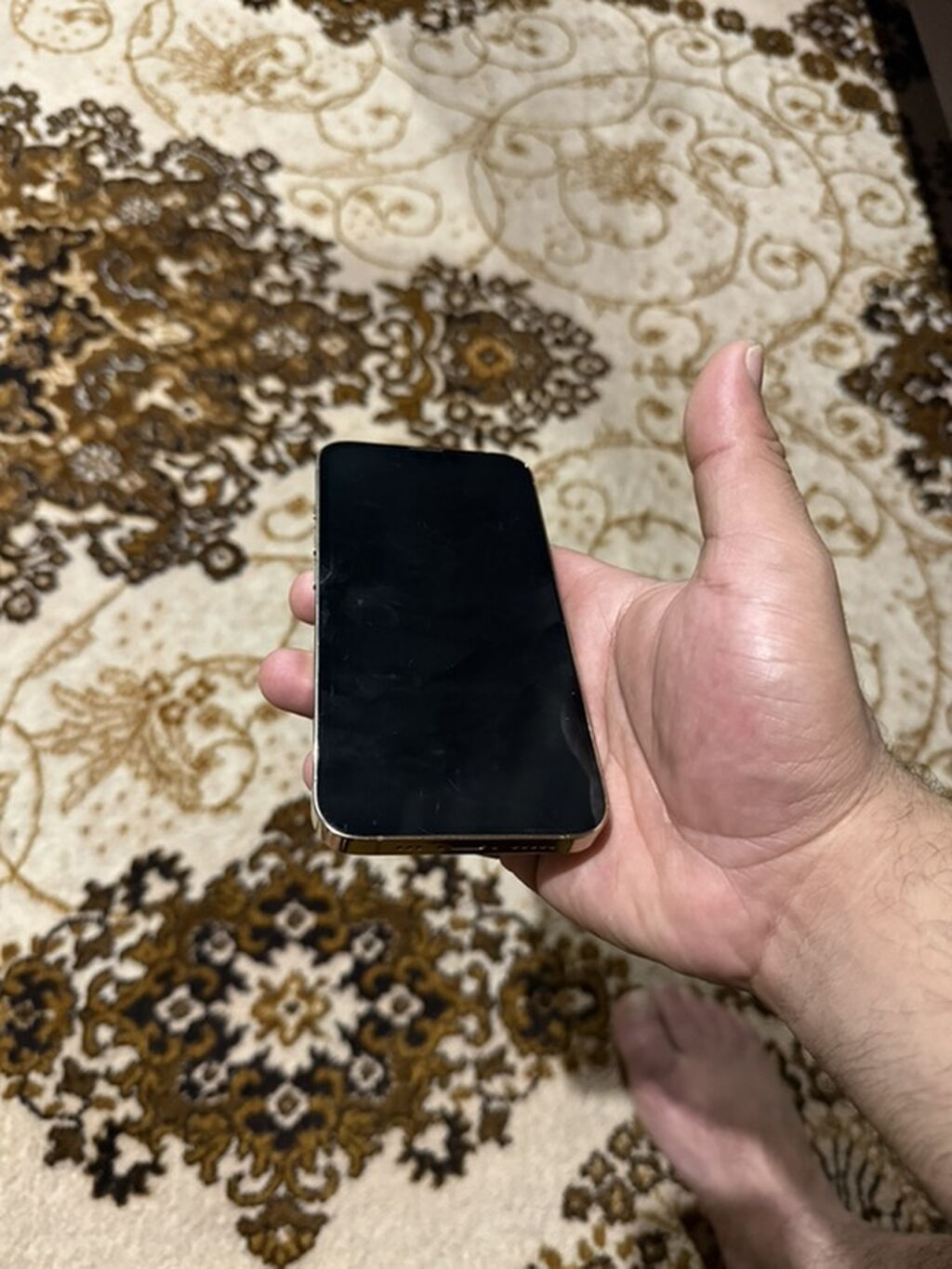 IPhone 13 Pro, Qızılı, Qırıq — Apple iPhone, Bakı (3)