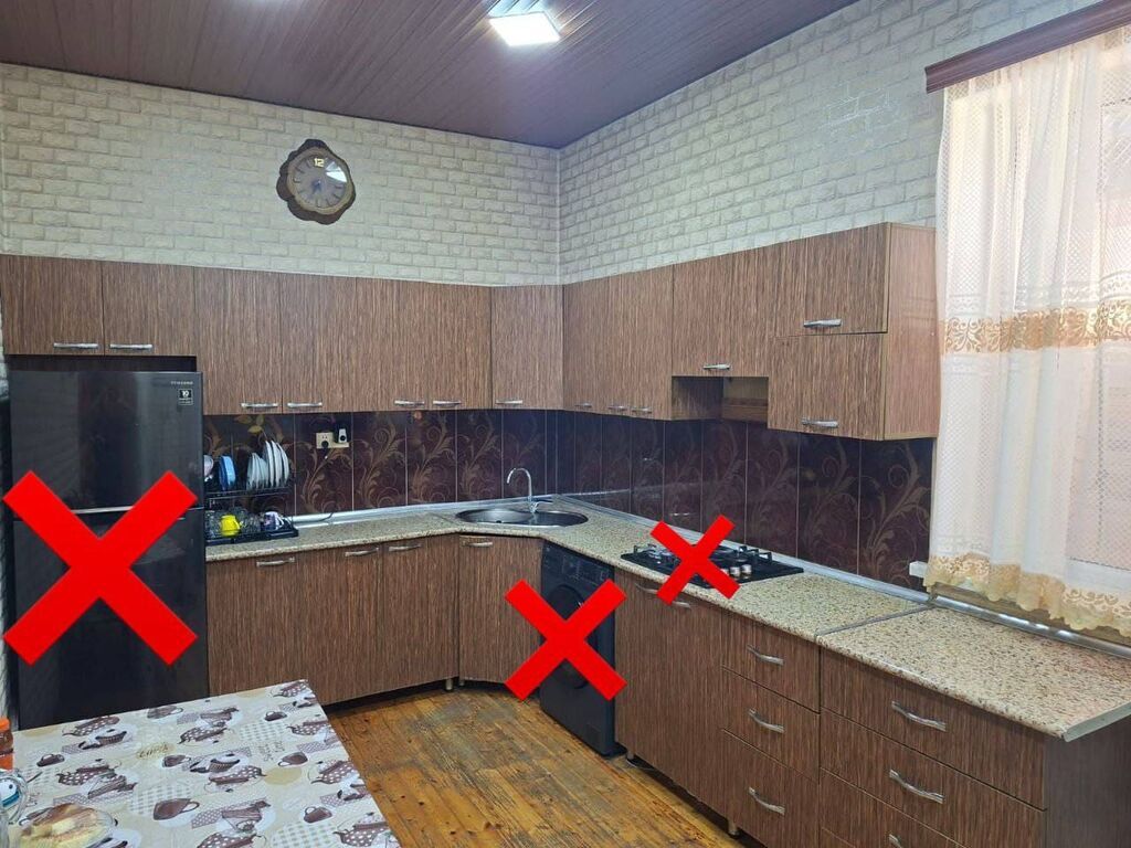 Endirim edildi Metbex mebeli 300 azn Mebelin ustunde yalniz moyka — Mətbəx mobilyası, Digah