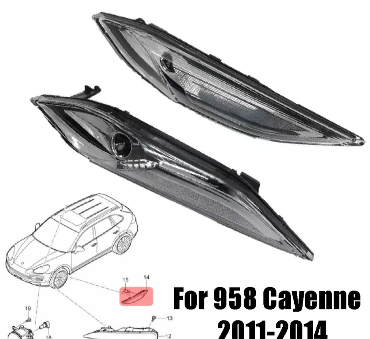 Dönmə işığı Porsche Cayenne 2010-2015 — Avtomobil işığı, Bakı (4)
