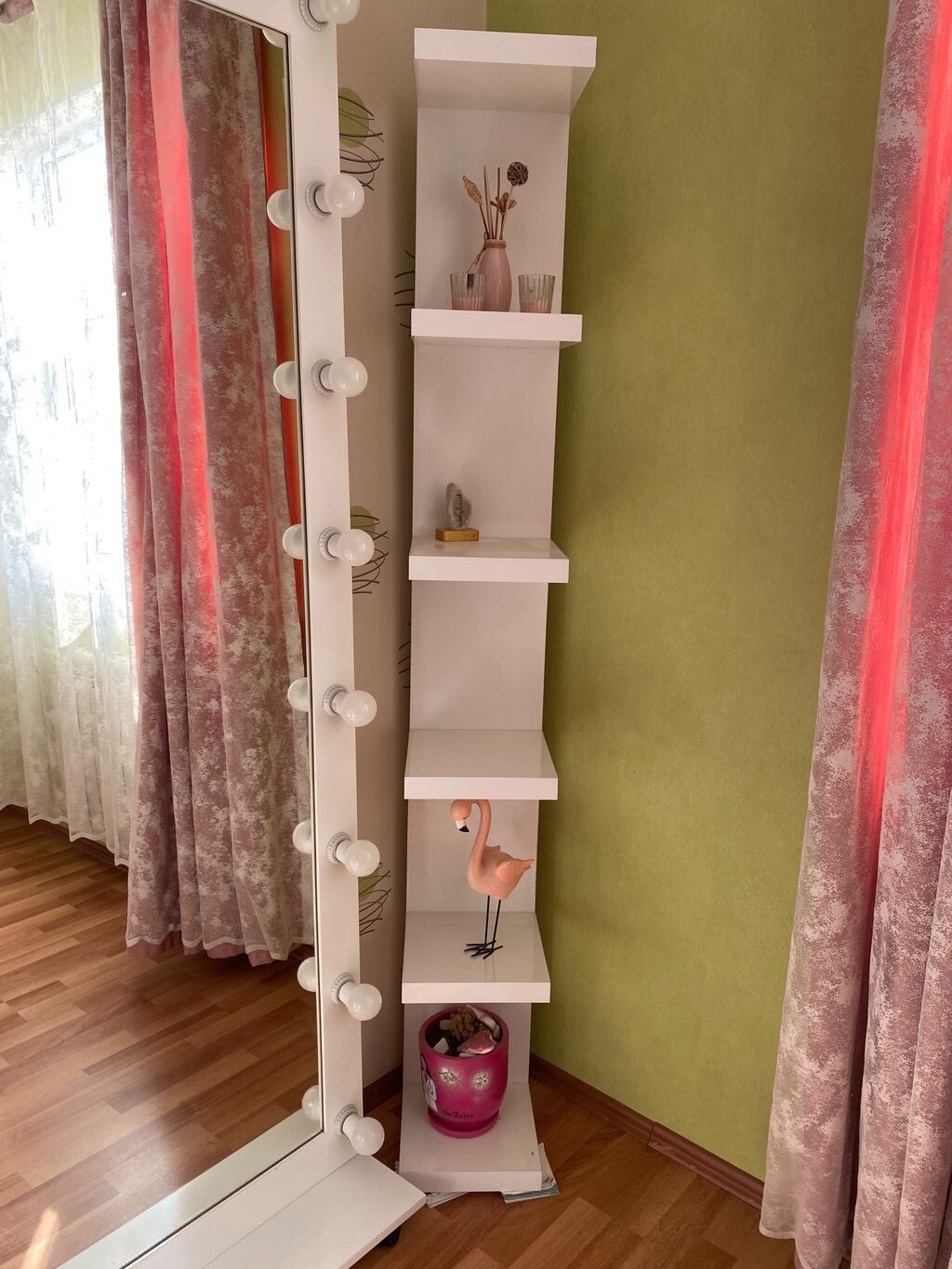 İdeal vəziyyətdə, təzə kimi işıqlı makiyaj güzgüsü və mebel dəsti — Makiyaj, Bakı (5)