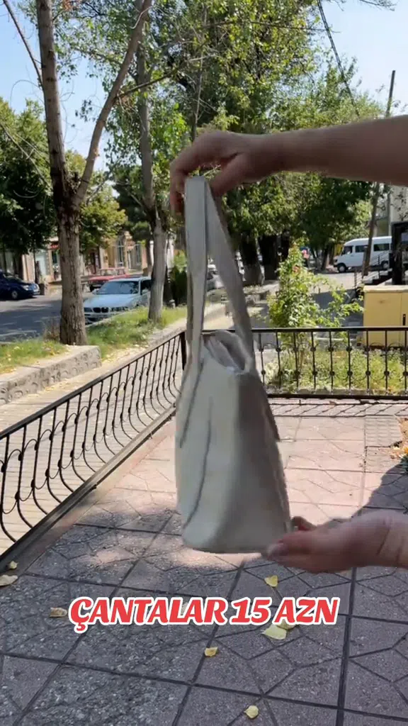 Qadın çantası, Bej rəng — Geyim, ayakkabı, aksesuarlar, Bakı (2)