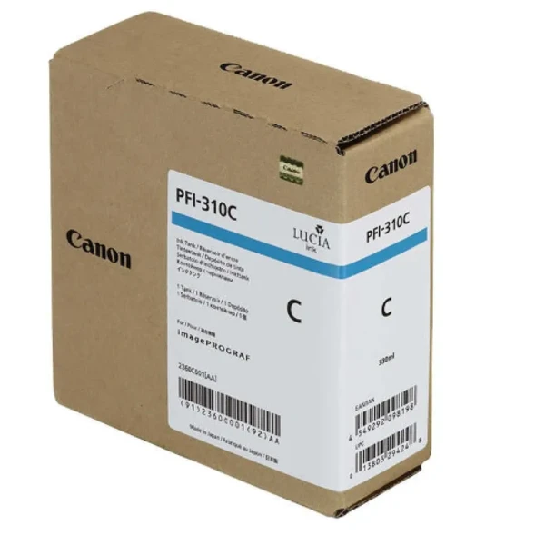 Canon Pigment Ink Cartridge Tank PFl-310 Cyan — Bakı