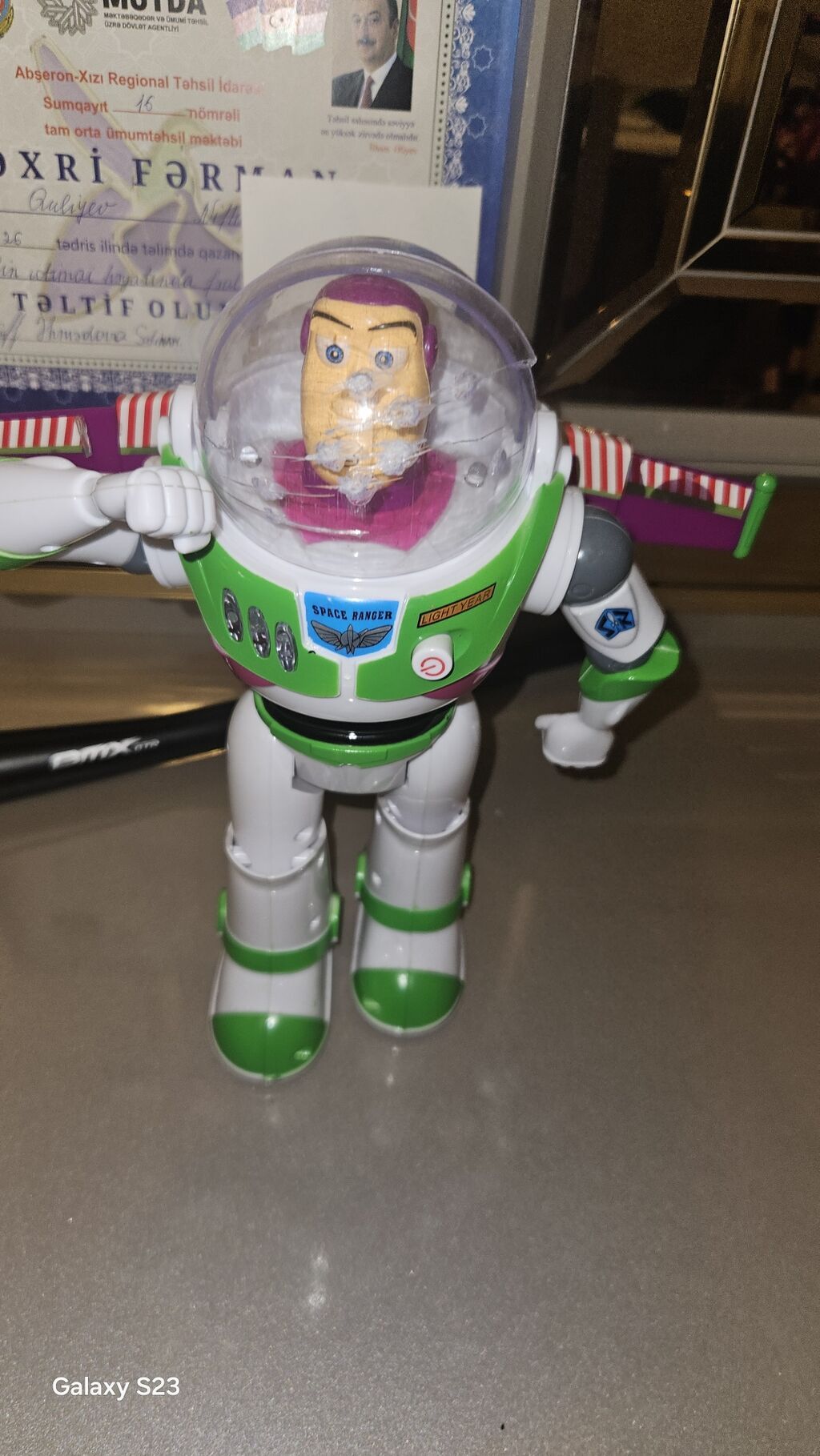 Buzz Lightyear interaktiv fiquru – “Space Ranger” seriyası — Oyuncaq figuraları, Sumqayıt (2)