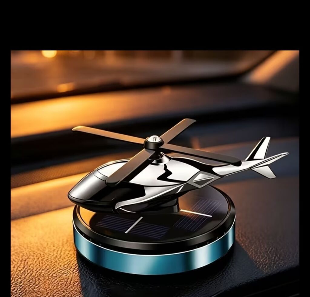 Günəş enerjili helikopter formasında avtomobil ətir yayıcı - Dizayn — Avtomobil aromolayıcıları, Gəncə (3)