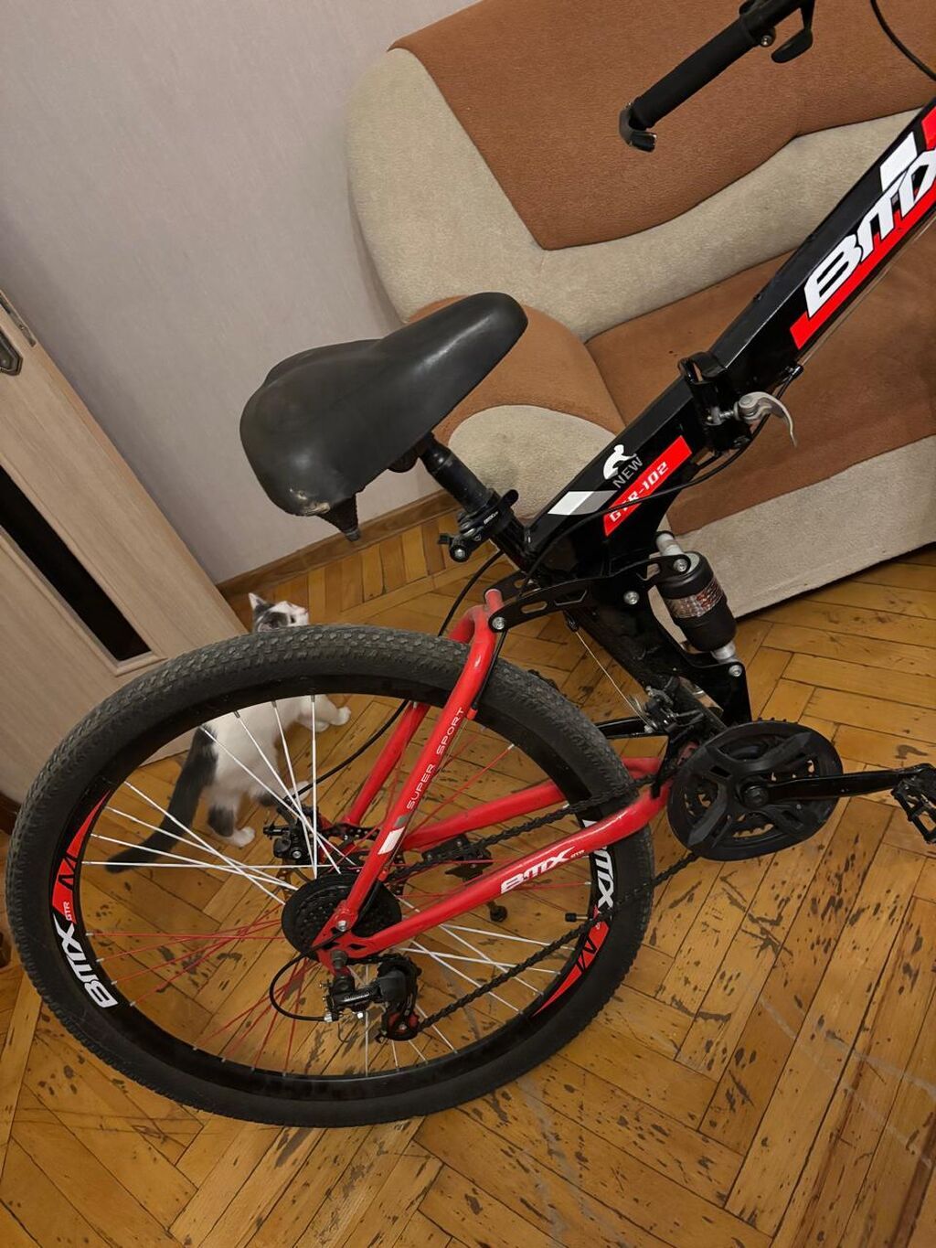 BMX GTR qatlanan dağ velosipedi - Çərçivə: qatlanan, alüminium — Dağ velosipedləri, Bakı (5)