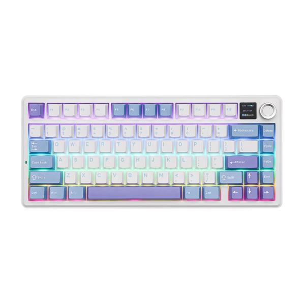 Aula F75 MAX Purple Mechanical Keyboard — Mallar, Bakı
