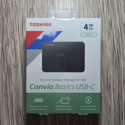 Xarici HDD 4TB Toshiba Canvio Basics (Usb-c) — Bakı