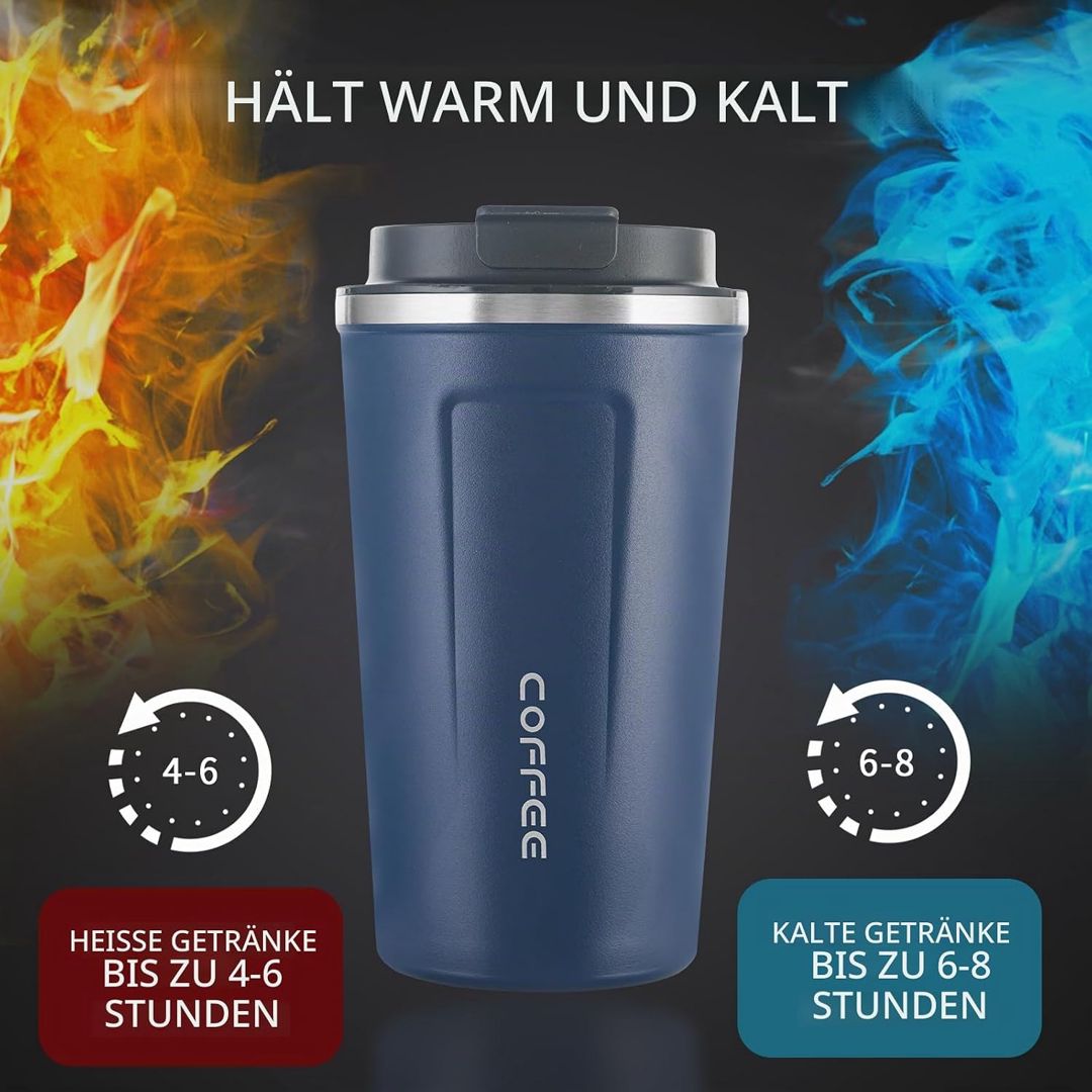 Termo krujka 45677, LED displeyli, 360 ml, paslanmayan polad, göy — Mallar, Bakı (2)