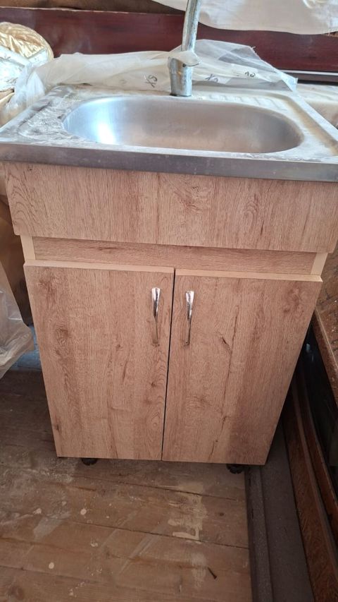 Mətbəx üçün lavabo dolabı - Material: ağac teksturalı Mdf/ldsp — Bakı