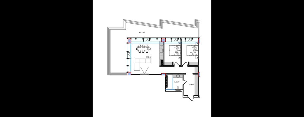 Satılır 3 otaqlı yeni tikili 145.1 m² — Mənzil, Bakı (7)