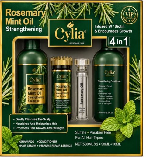 Cylia Luxurious Care – Rosemary Mint Oil Strengthening 4-i-1 saç baxım — .mal