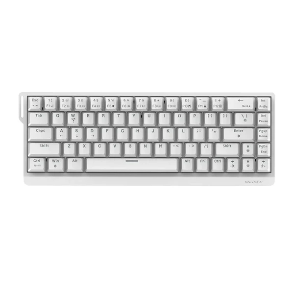 Ajazz NK68 V2 ABS White — Mallar, Bakı