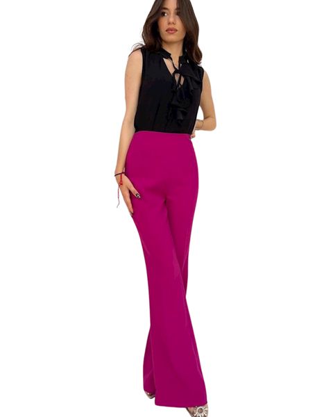 Qadınlar üçün klöş şalvar Dessen 1YI2CPN0691, çəhrayı, ölçü M — Bakı
