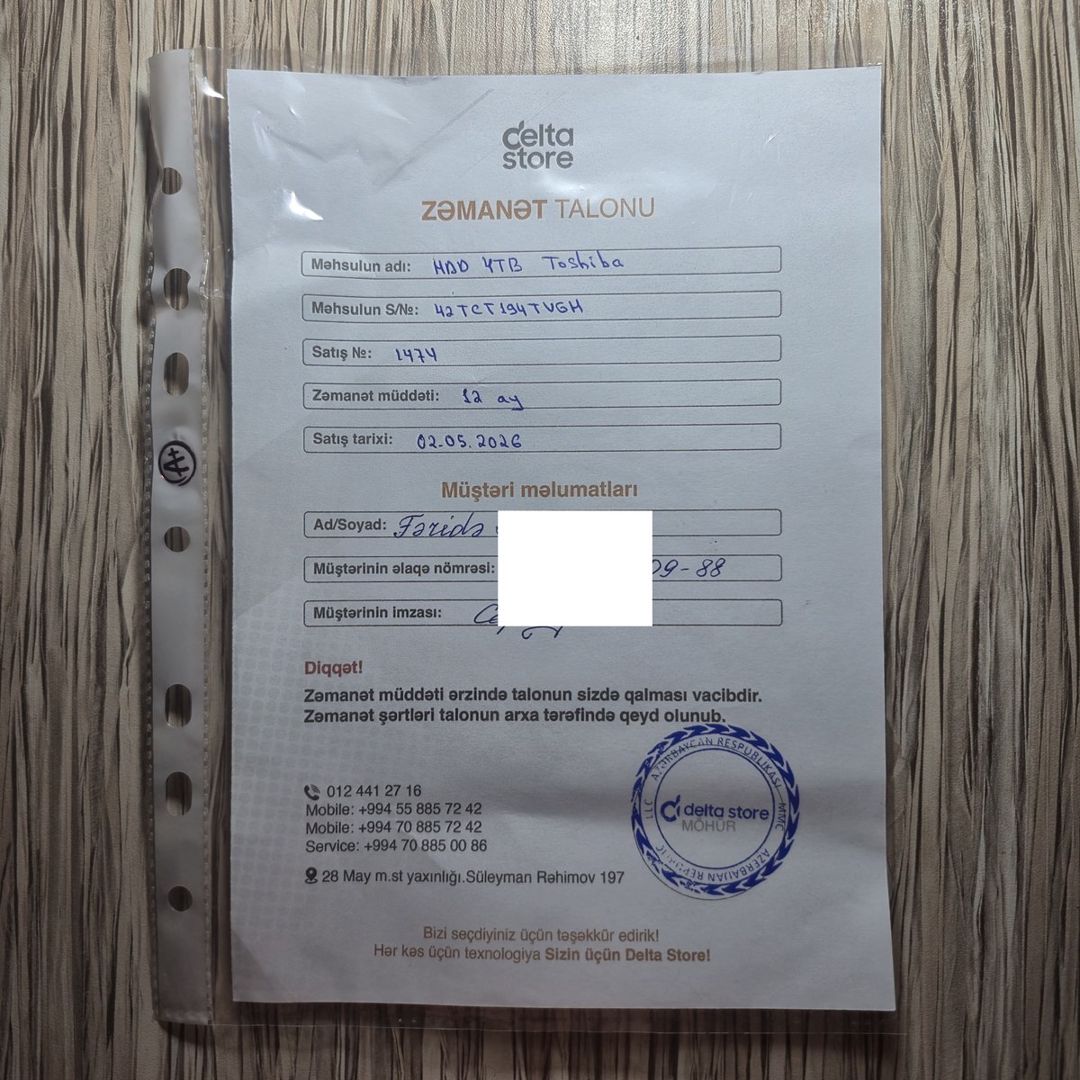 Xarici HDD 4TB Toshiba Canvio Basics (Usb-c) — Kompüterlər və noutbuklar, Bakı (6)
