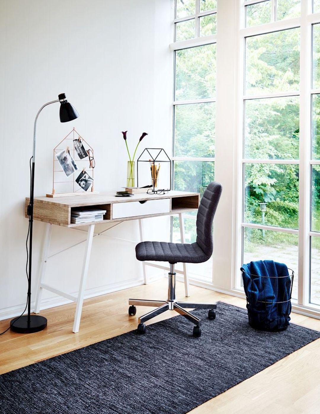 Yazı masası Jysk Abbetved 48x120x76 sm, ağ/bej — Mallar, Bakı (3)
