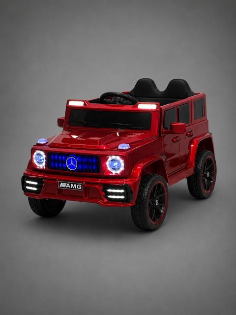 Uşaq elektrik avtomobili G-Class 2025 RQSC001, qırmızı — Bakı