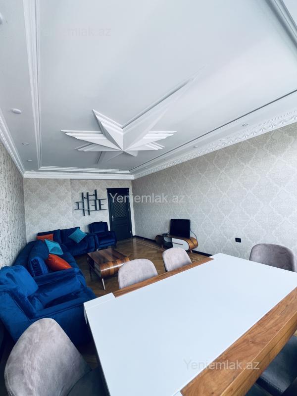 Kirayə 3 otaqlı Bina evi menzil (Yeni tikili), 117 m², Nizami rayonu — Mənzil, Bakı (5)
