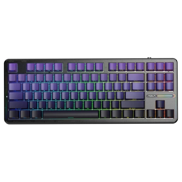 Aula F87 Gradient Purple Mechanical Keyboard — Bakı
