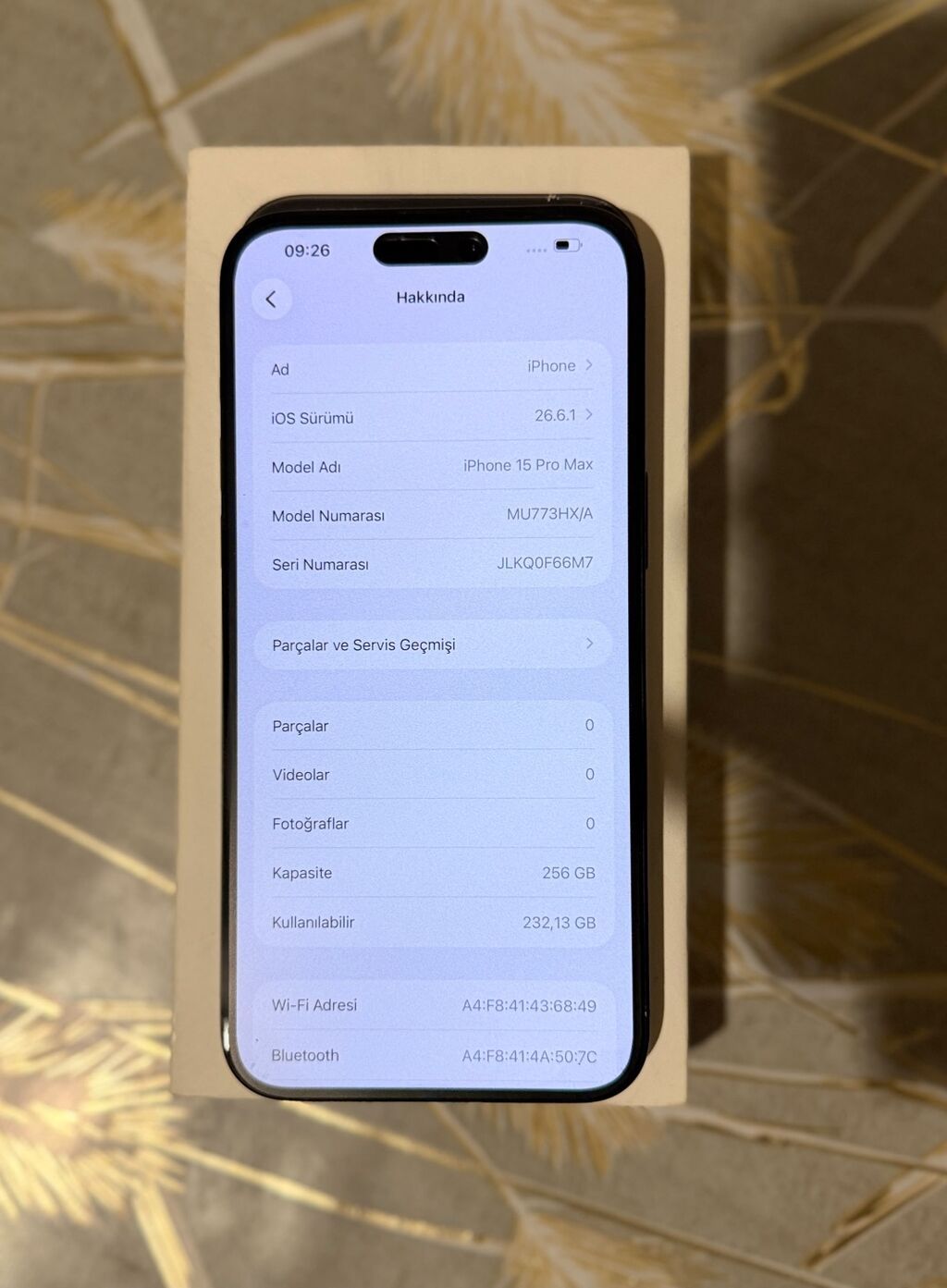 IPhone 15 Pro Max, 256 GB, Black Titanium, Sənədlərlə — Apple iPhone, Bakı (4)