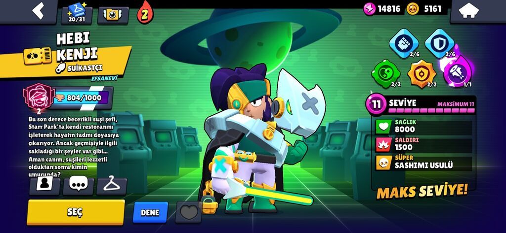 Brawl Stars hesabı – yüksək göstəricili, tam dolu profil - Kupa yolu — Şəxsi əşyalar, Bakı (3)