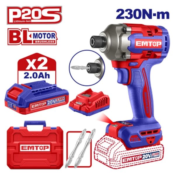 Cordless impact driver ECIRL2023 — OnMaster — Təmir və tikinti