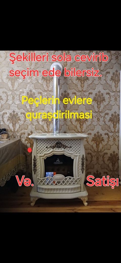 İran sobasının quraşdırılması — Bakı