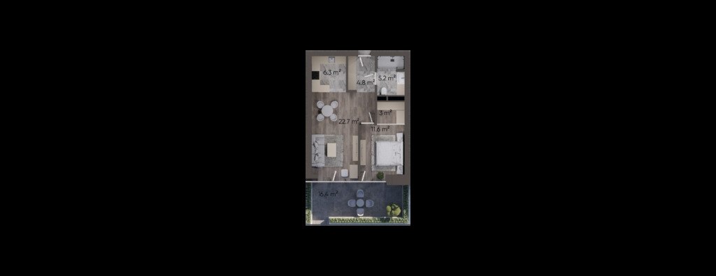 Satılır 2 otaqlı yeni tikili 82.1 m² — Mənzil, Bakı (6)
